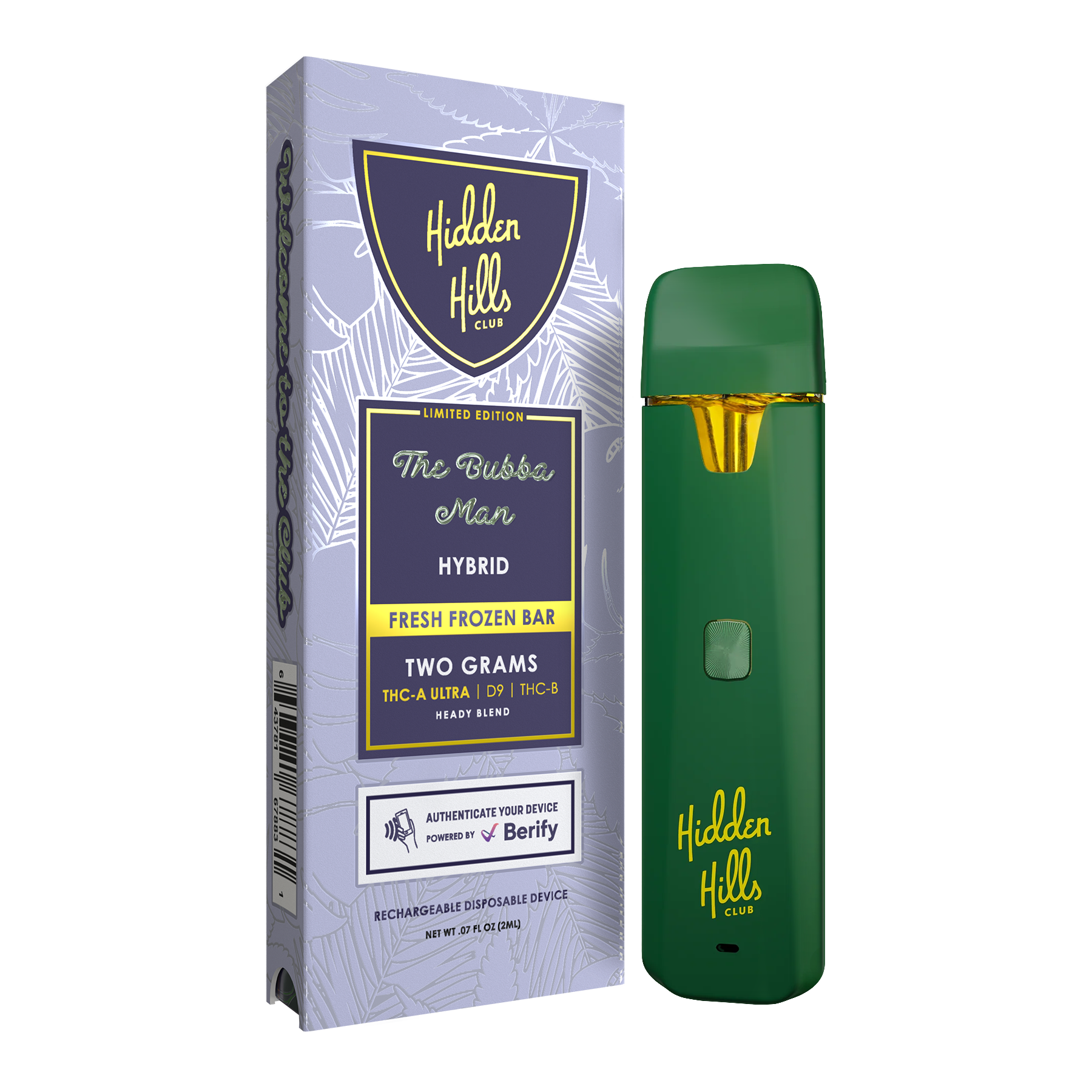 2G Fresh Frozen Disposable - Purple - Heady Blend